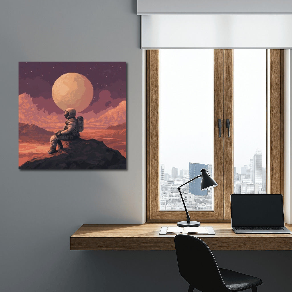 Star Wanderer in the Embrace of the Moon