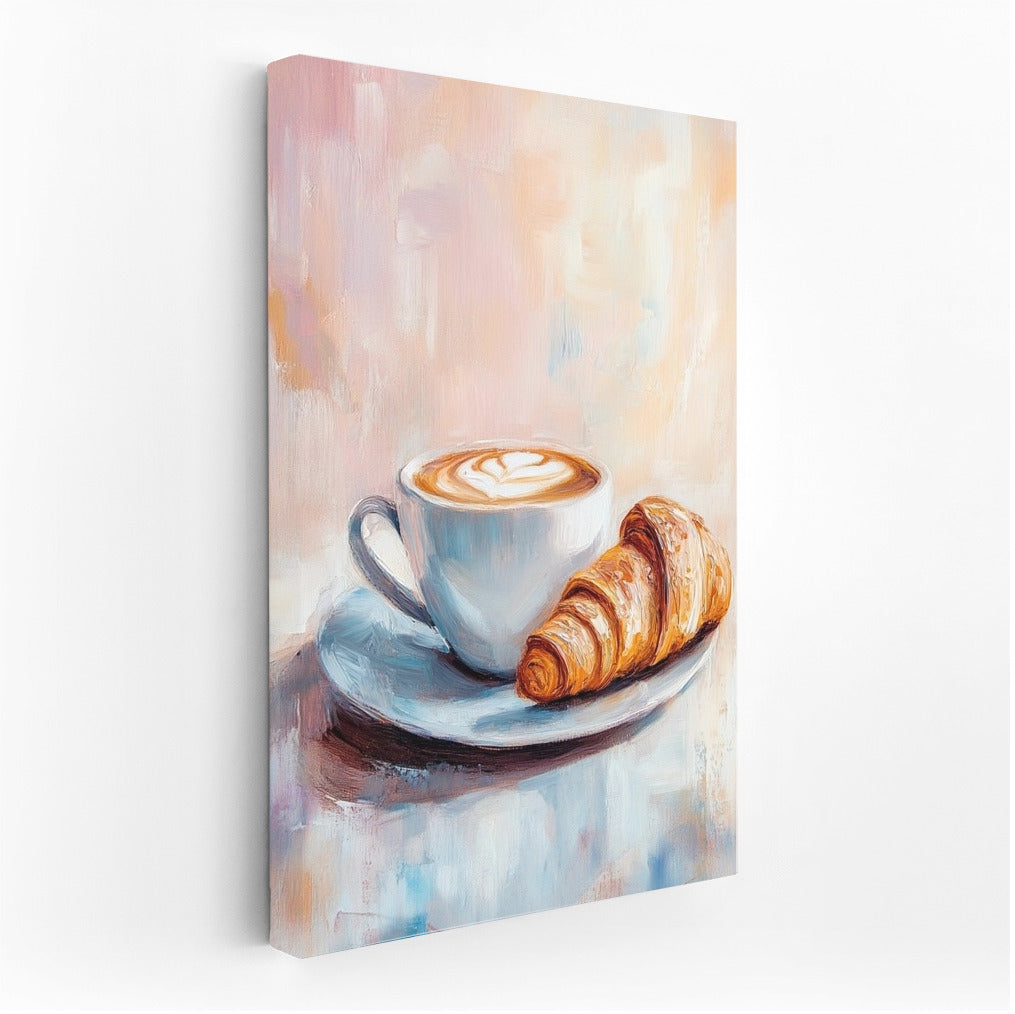 Morning Waltz of Latte and Croissant