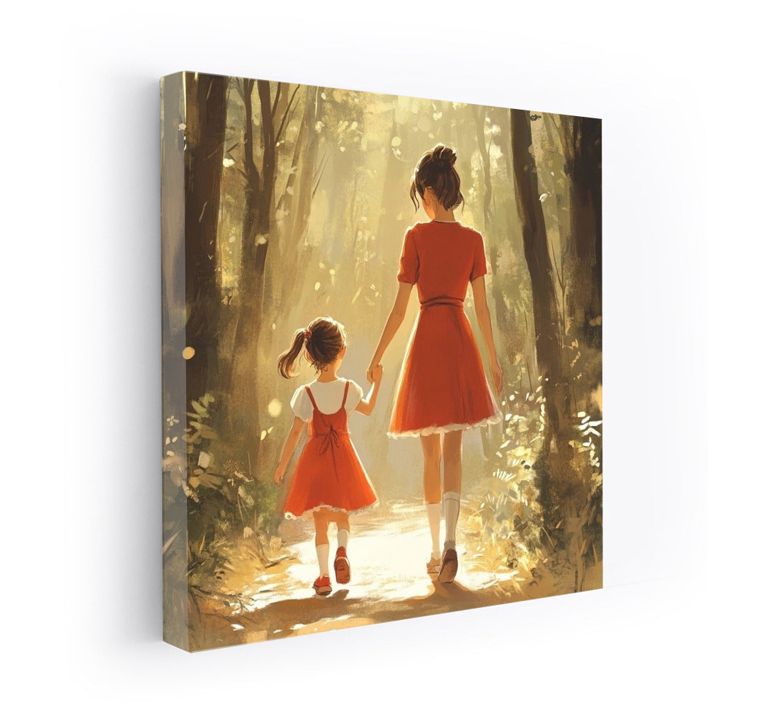 The Warmth of Forest Paths: Unity in Red