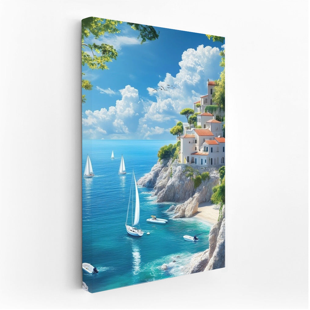 Harmony of the Breeze: Yachts at the Villa