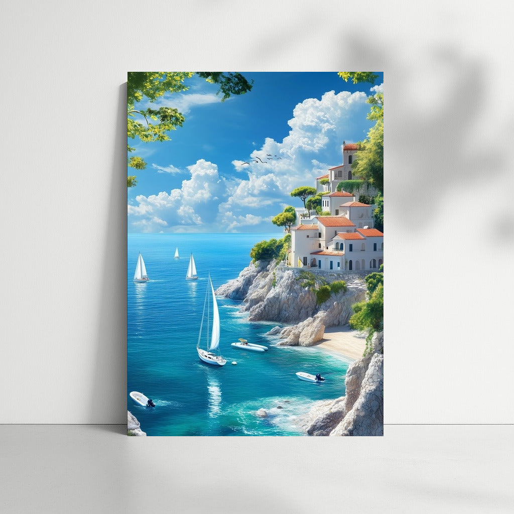Harmony of the Breeze: Yachts at the Villa