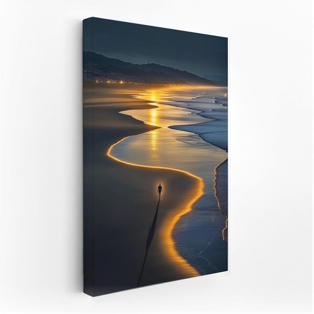 The Bright Wanderer at the Shore of Silence