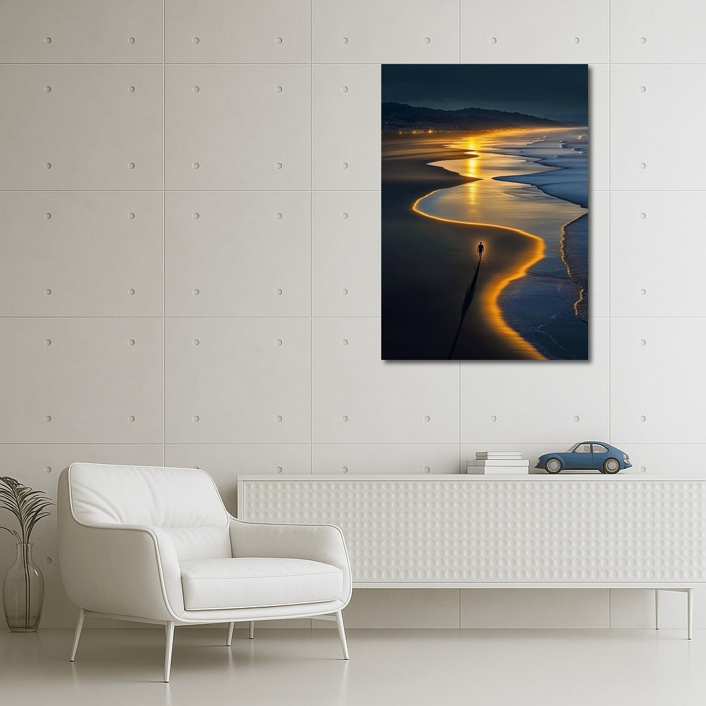 The Bright Wanderer at the Shore of Silence