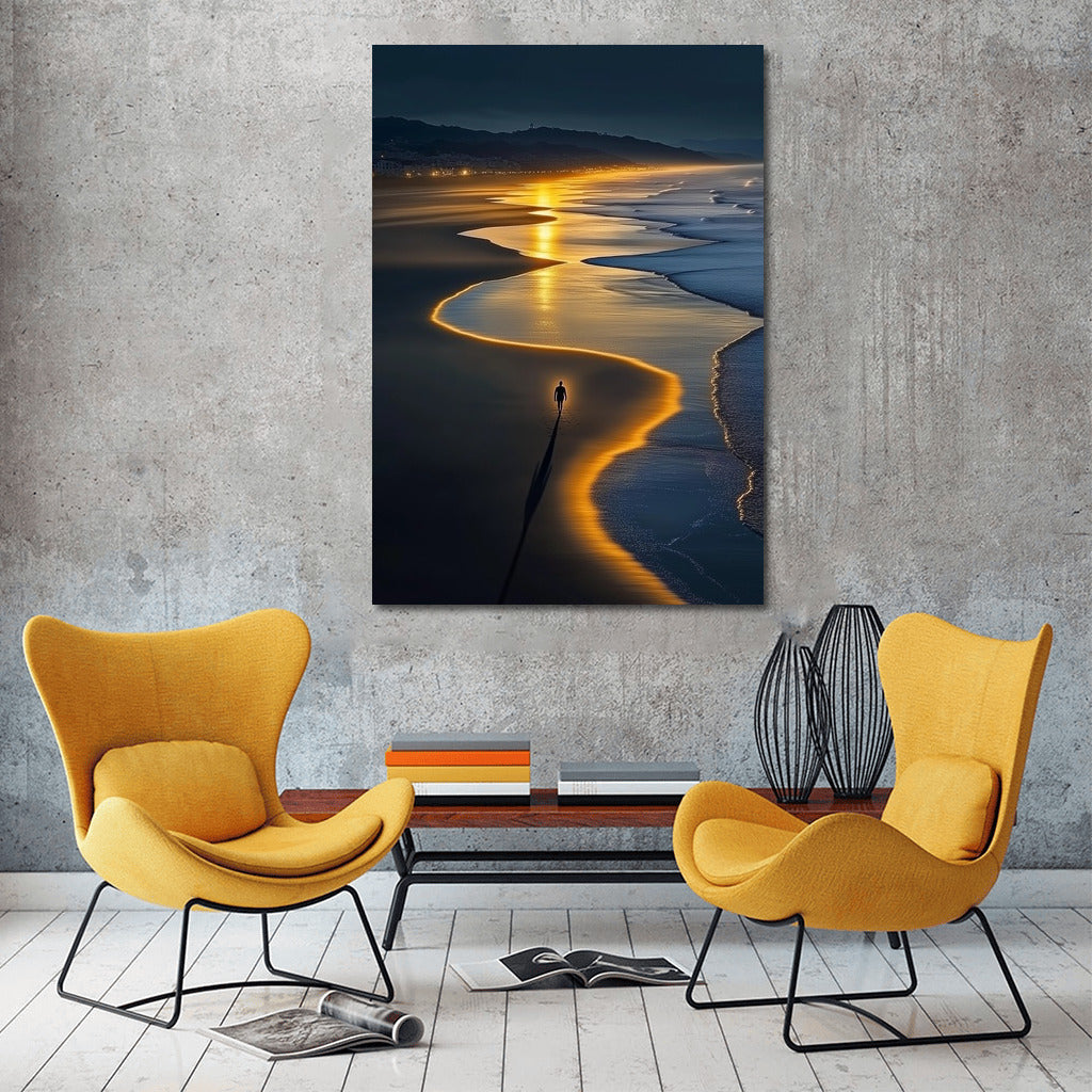 The Bright Wanderer at the Shore of Silence