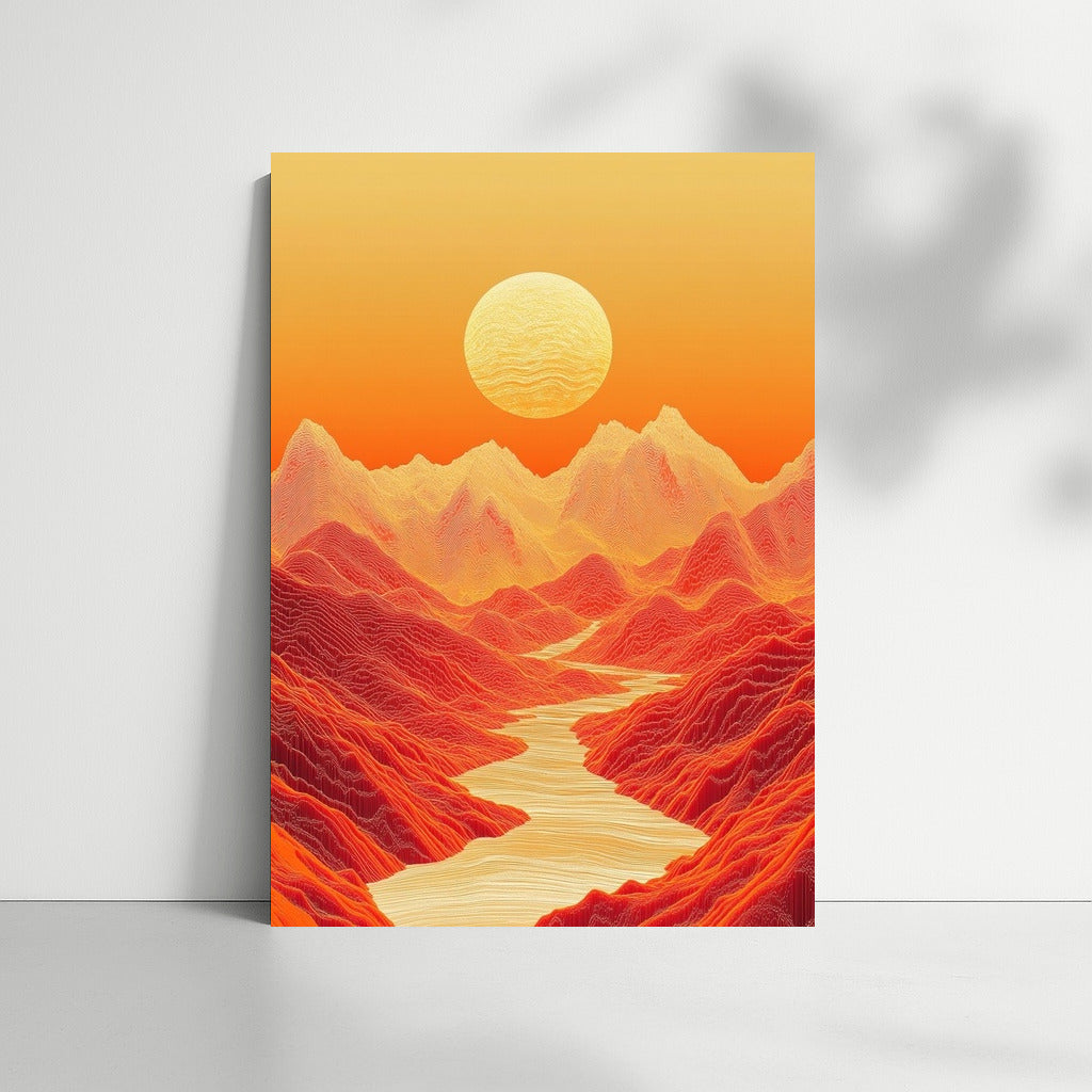Sunset Peaks: The Glow of Dreams