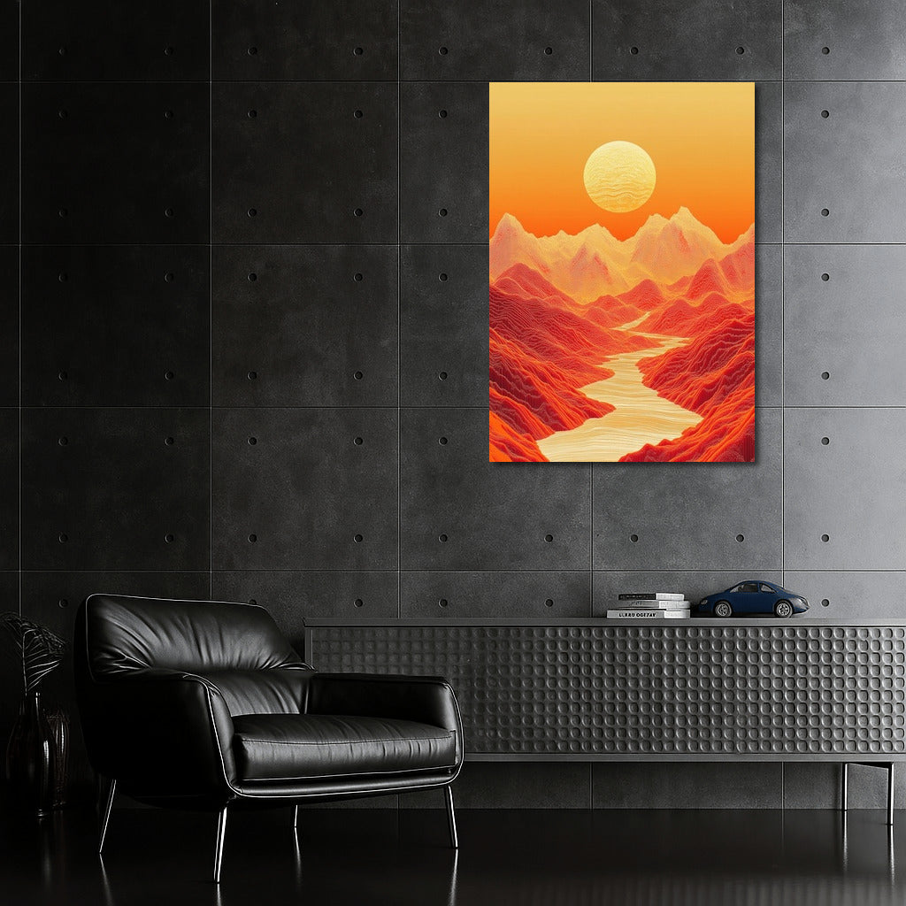 Sunset Peaks: The Glow of Dreams