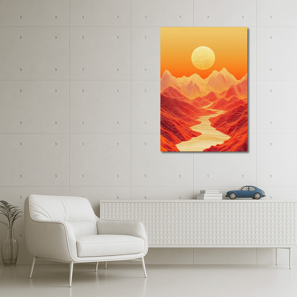 Sunset Peaks: The Glow of Dreams