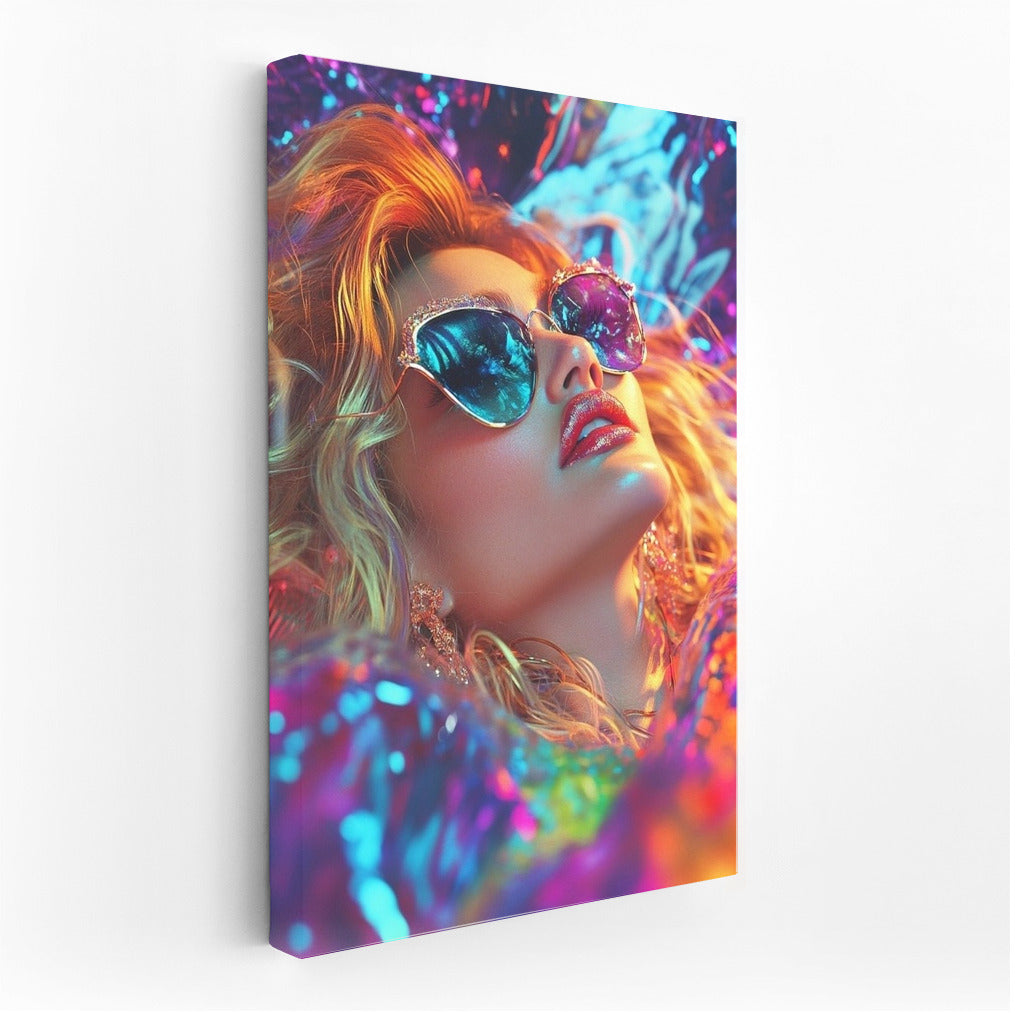 Neon Muse: A Look Through Glass