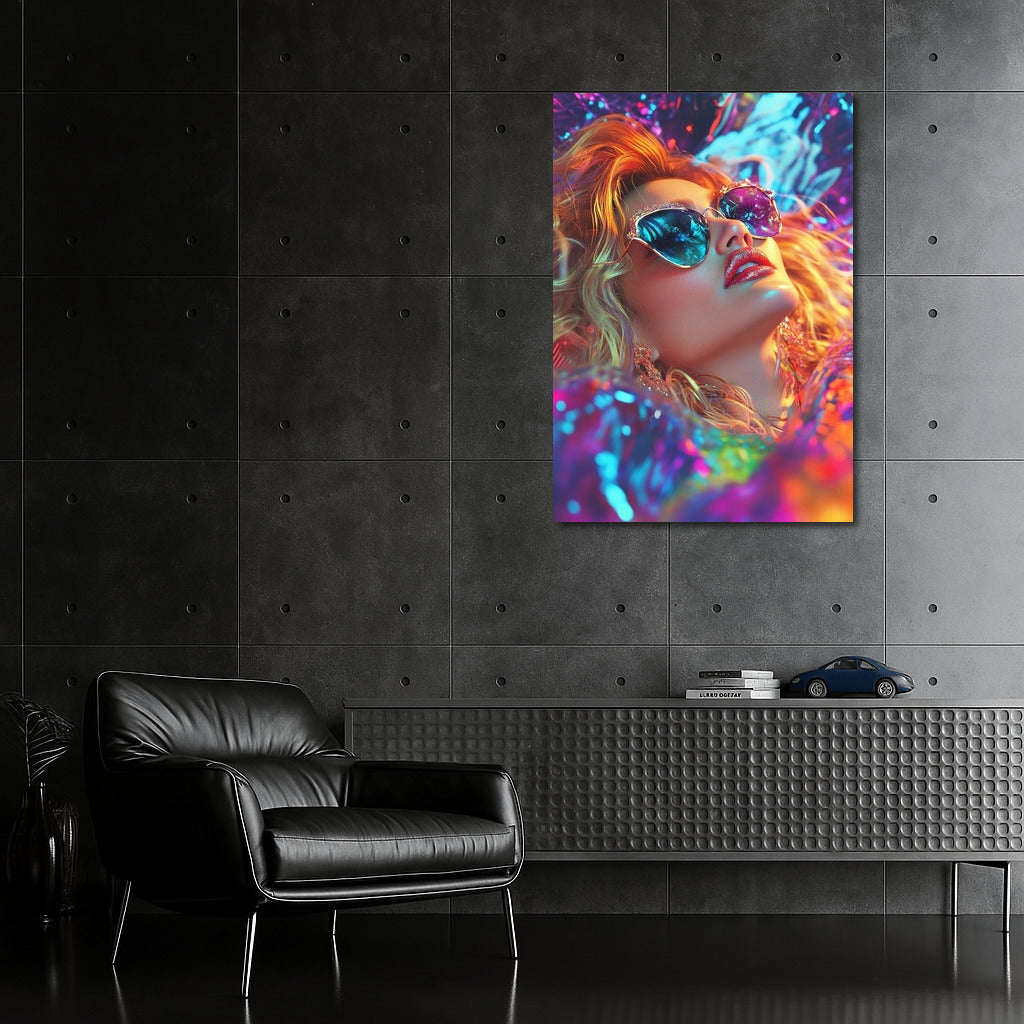 Neon Muse: A Look Through Glass