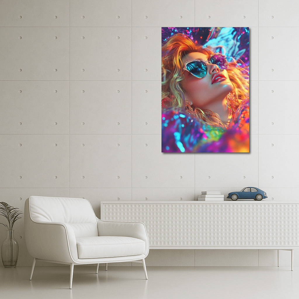 Neon Muse: A Look Through Glass