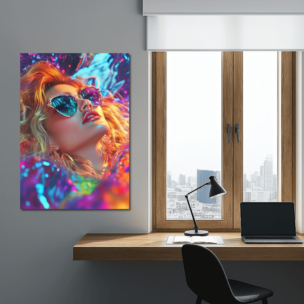 Neon Muse: A Look Through Glass