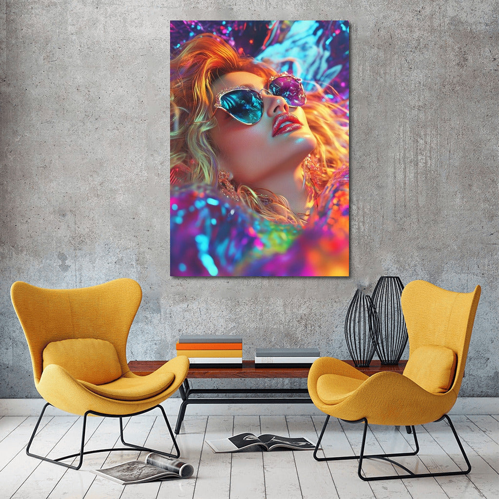 Neon Muse: A Look Through Glass