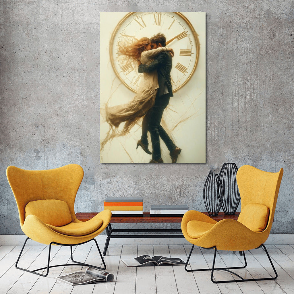 Dance of Time: Embraces in the Flow of Hours