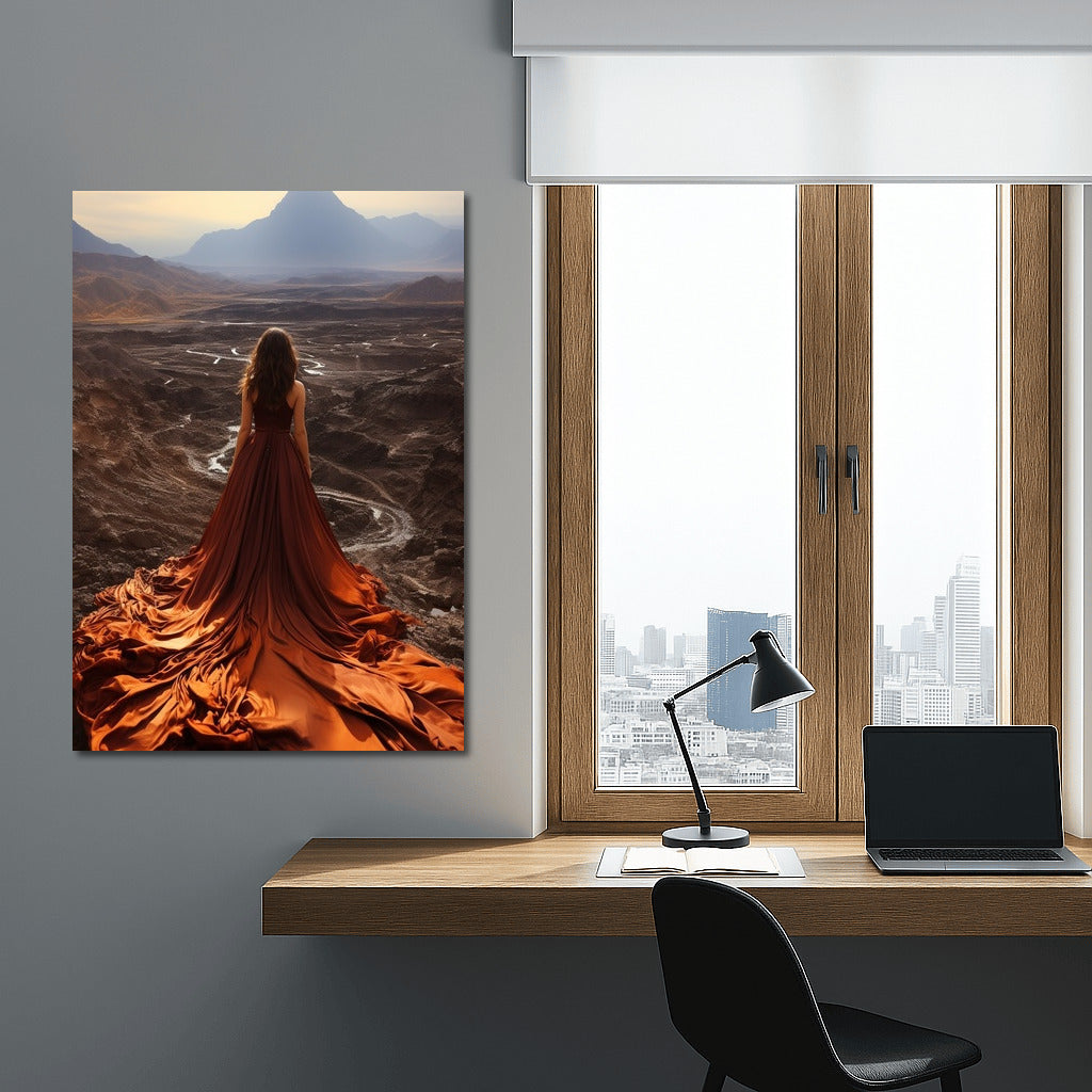 The Fiery Muse of Sunset