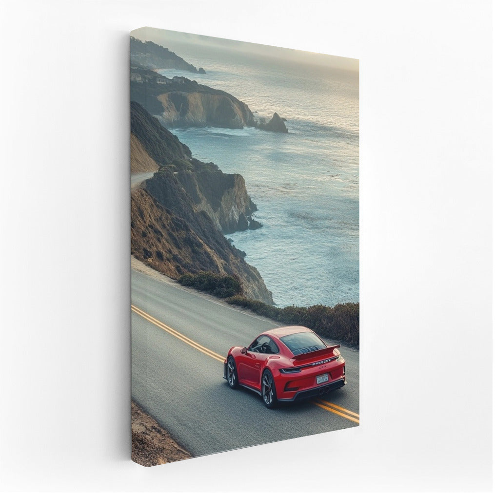 Red Whirlwind at the Seashore