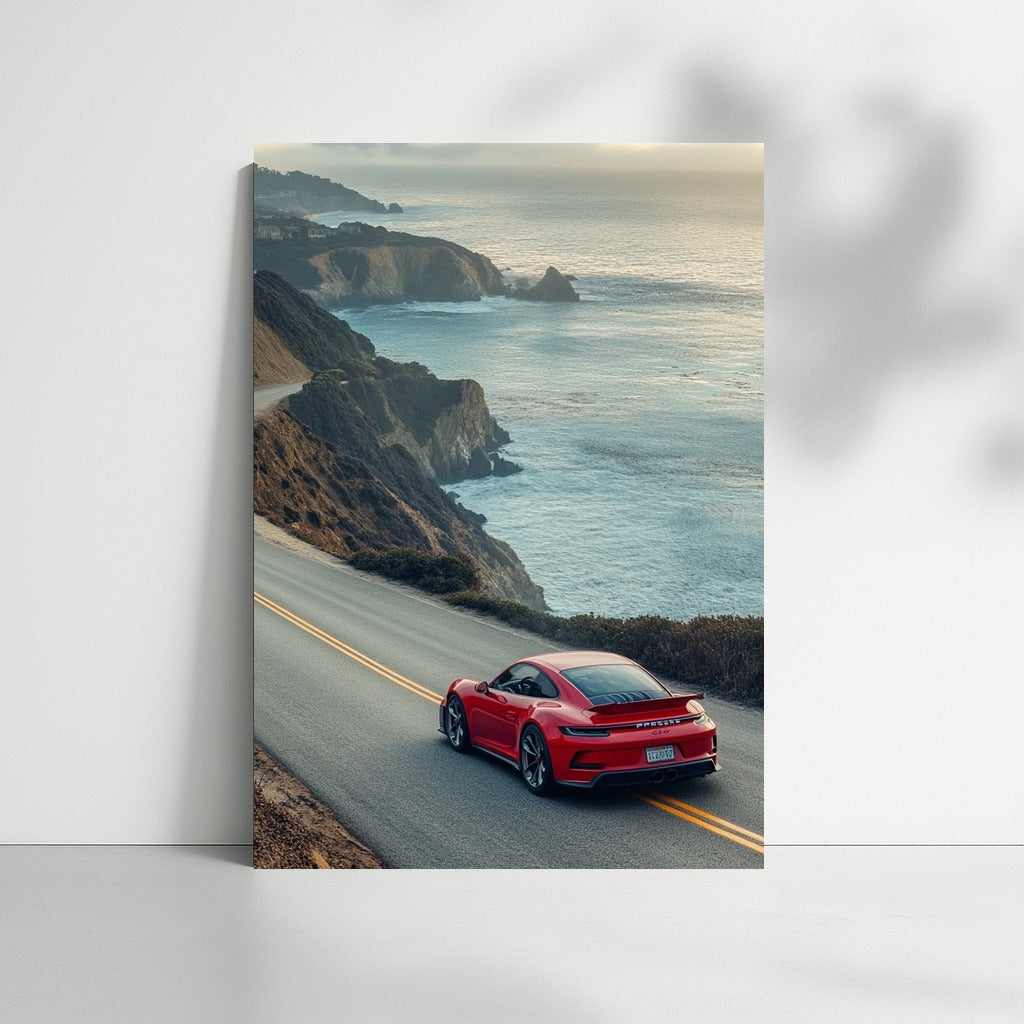 Red Whirlwind at the Seashore