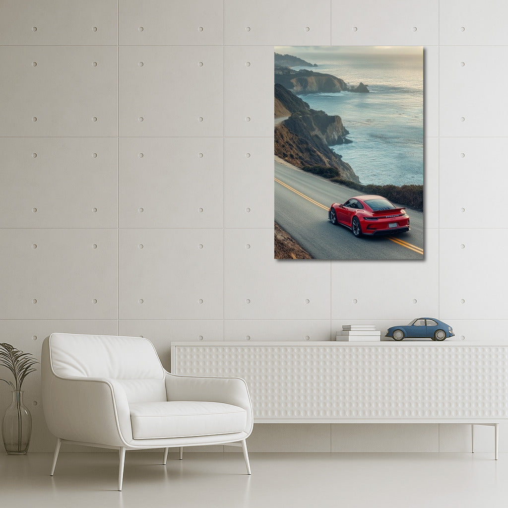 Red Whirlwind at the Seashore