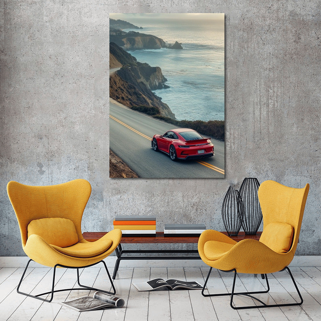Red Whirlwind at the Seashore