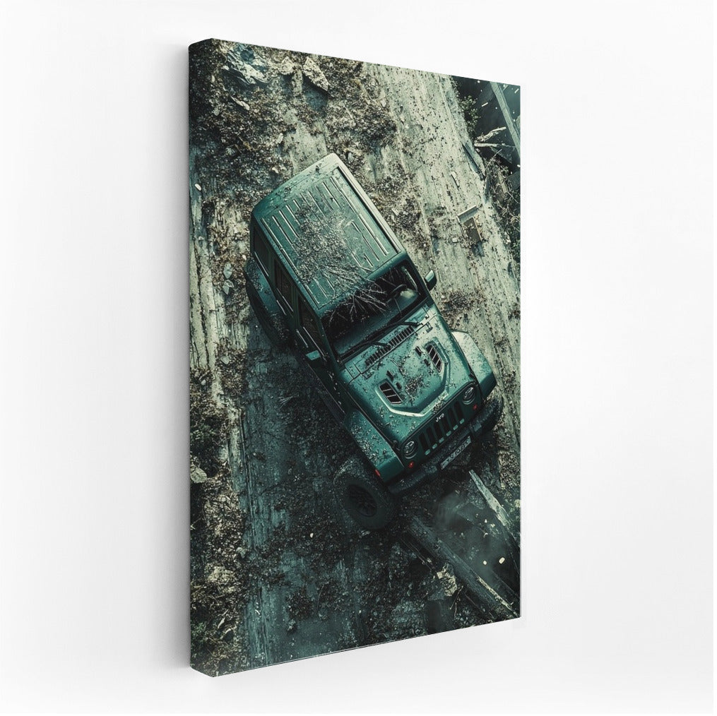 Jeep in the Embrace of Nature