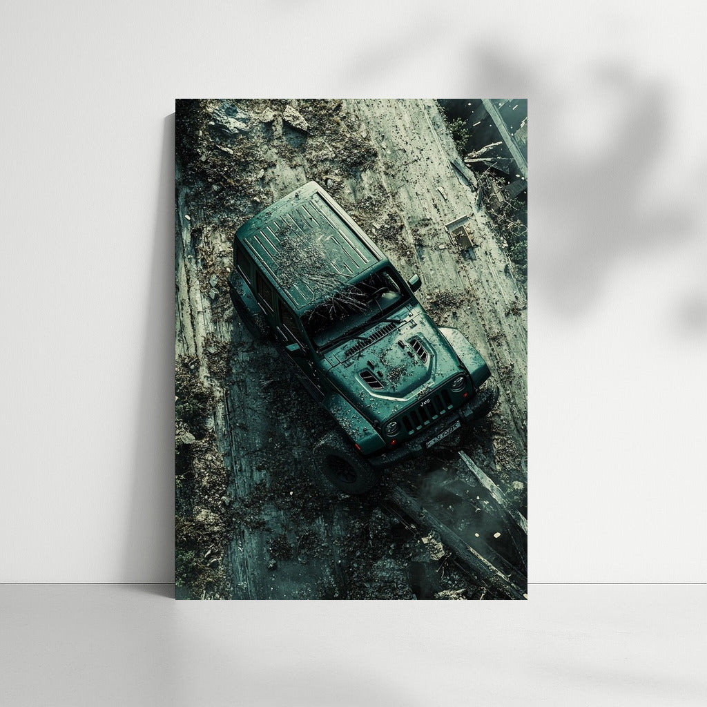 Jeep in the Embrace of Nature