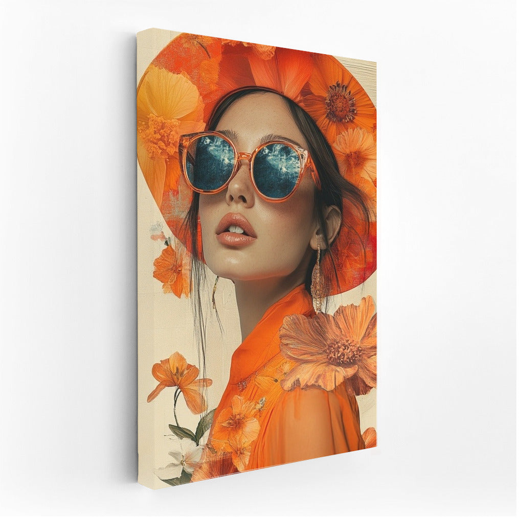 Flower Muse in Orange