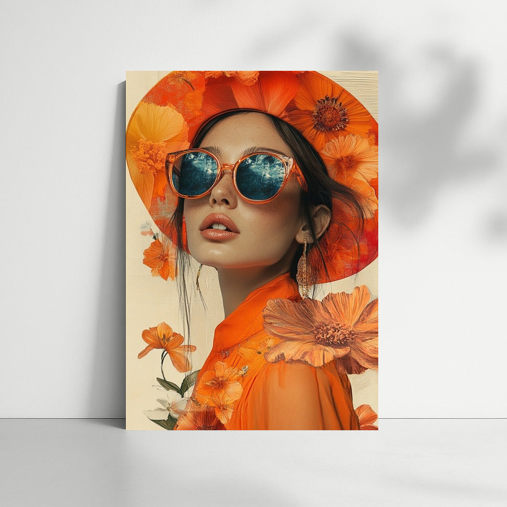 Flower Muse in Orange