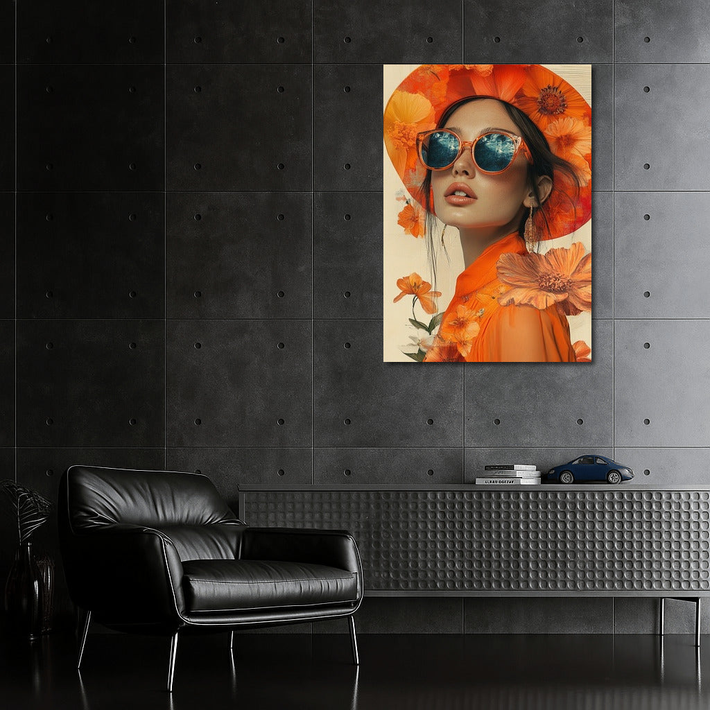 Flower Muse in Orange