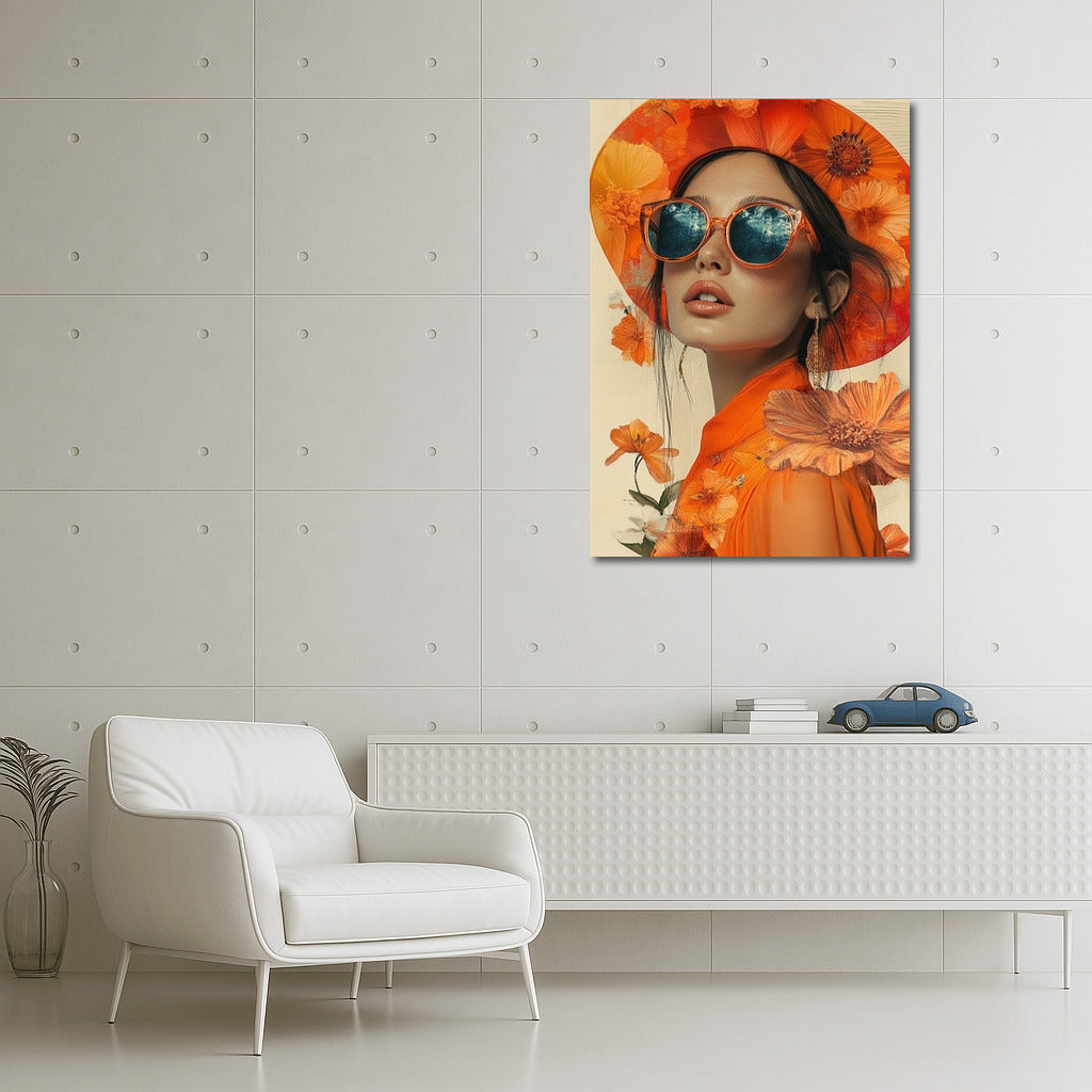 Flower Muse in Orange
