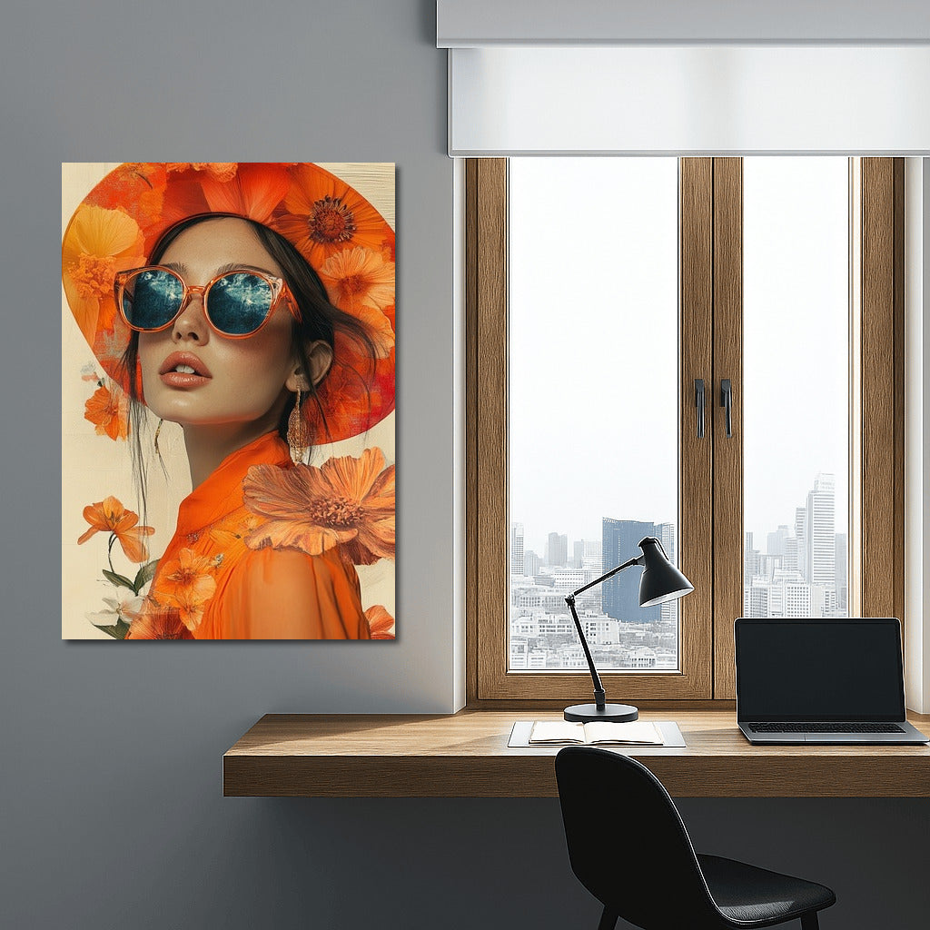 Flower Muse in Orange