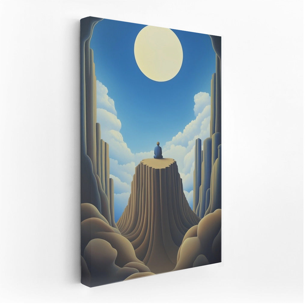 Moon Wanderer on Top of the World