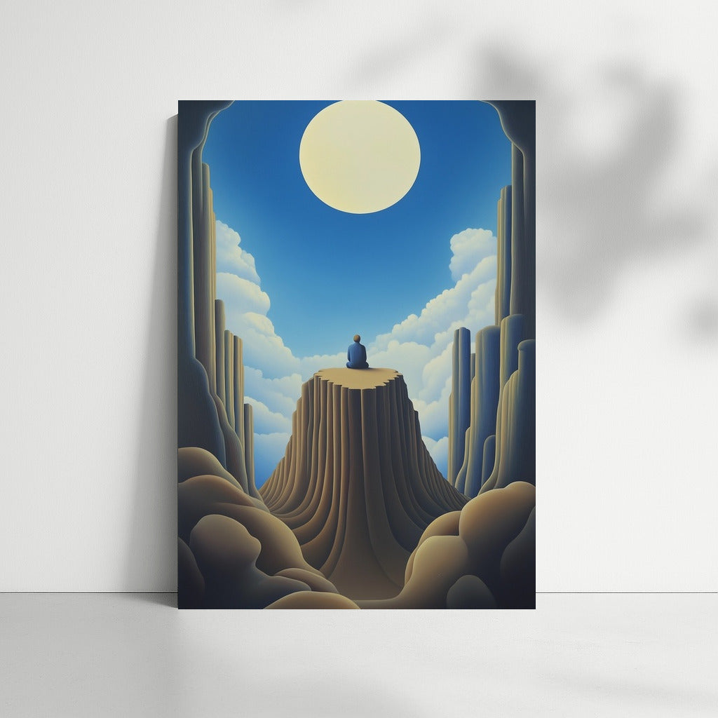 Moon Wanderer on Top of the World