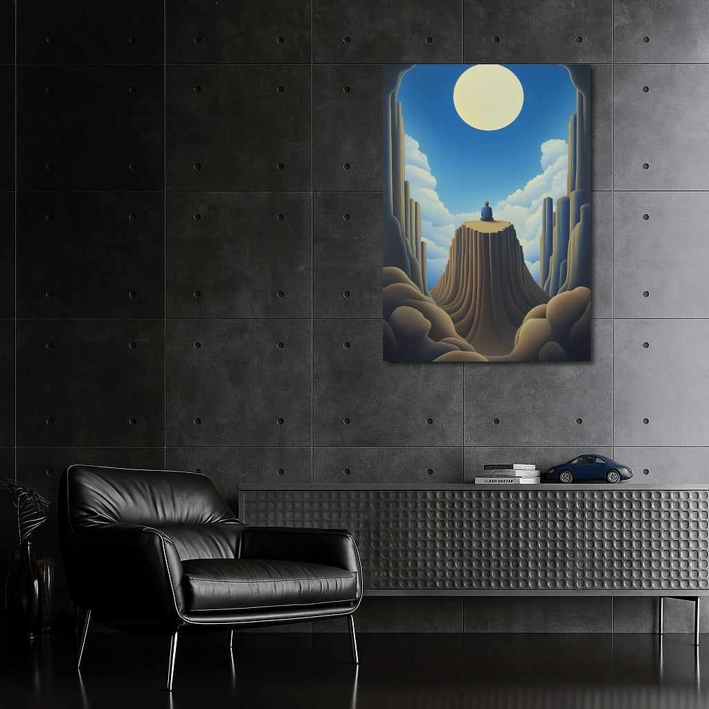 Moon Wanderer on Top of the World