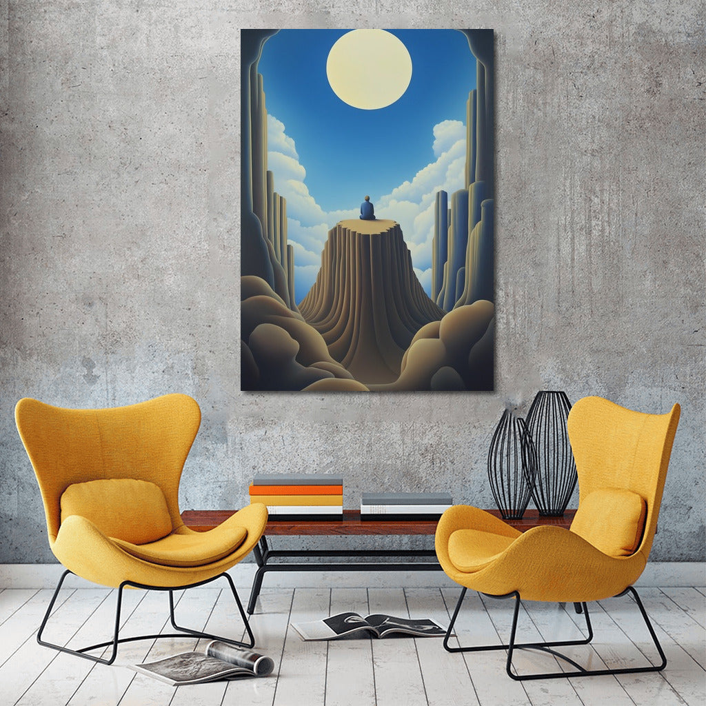 Moon Wanderer on Top of the World