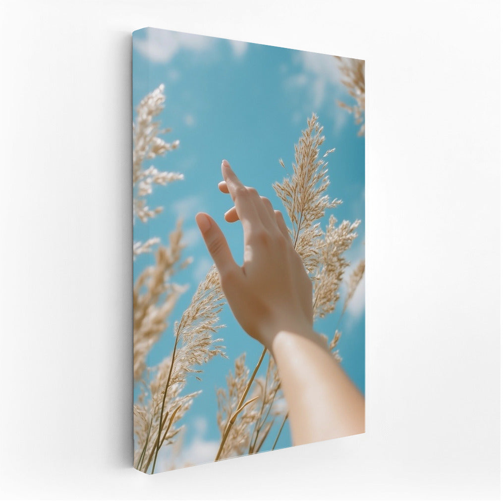 Light through fingers