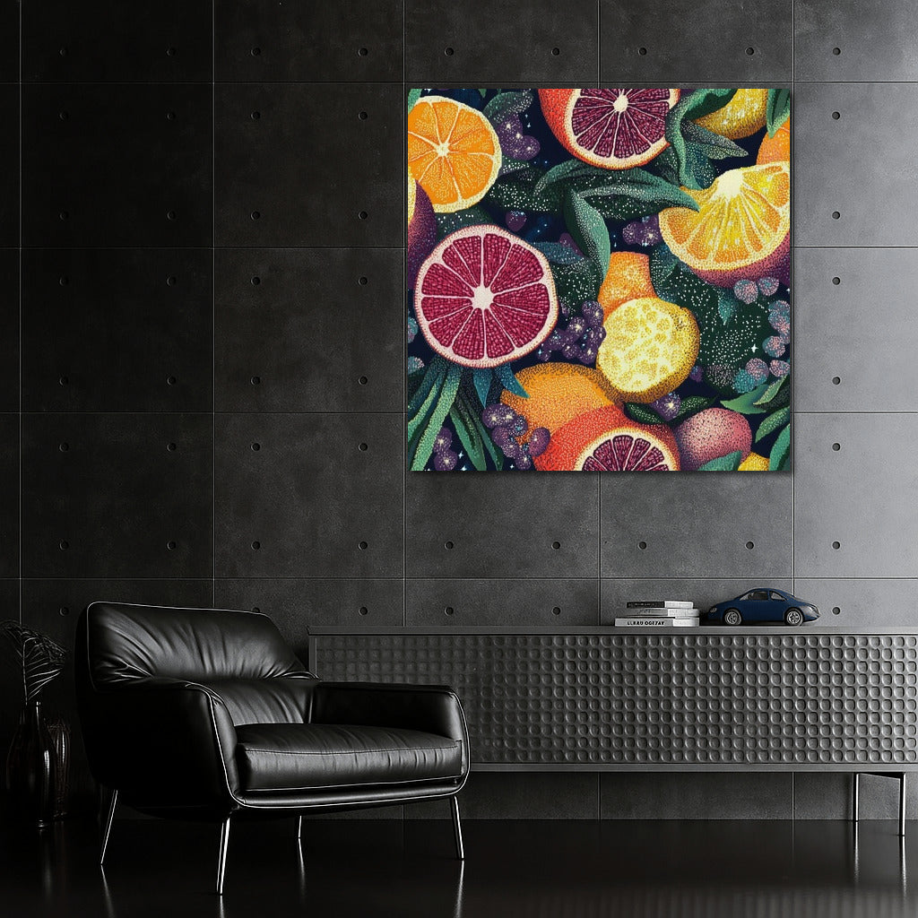 Citrus Vortex: Grape Symphony