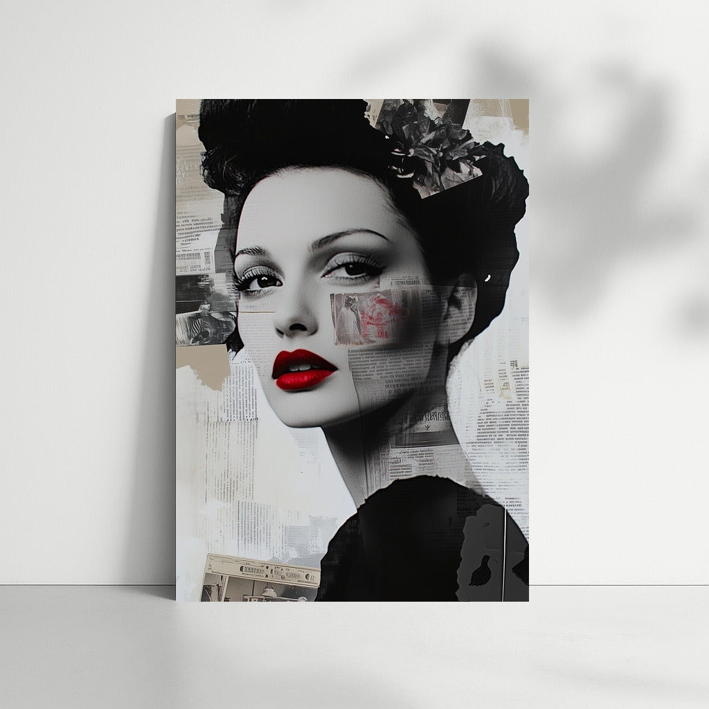 Scarlet Whisper in Black and White Dance
