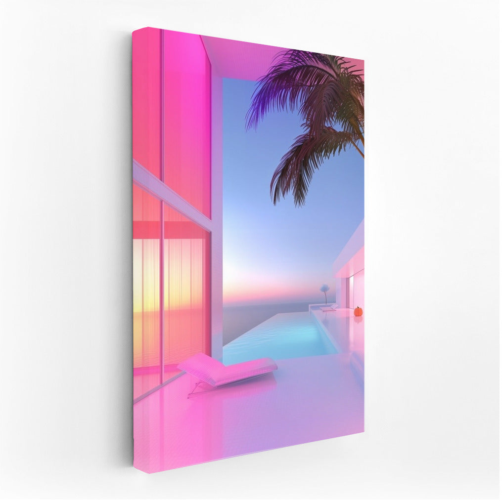 Tropical Sunset at Oasis