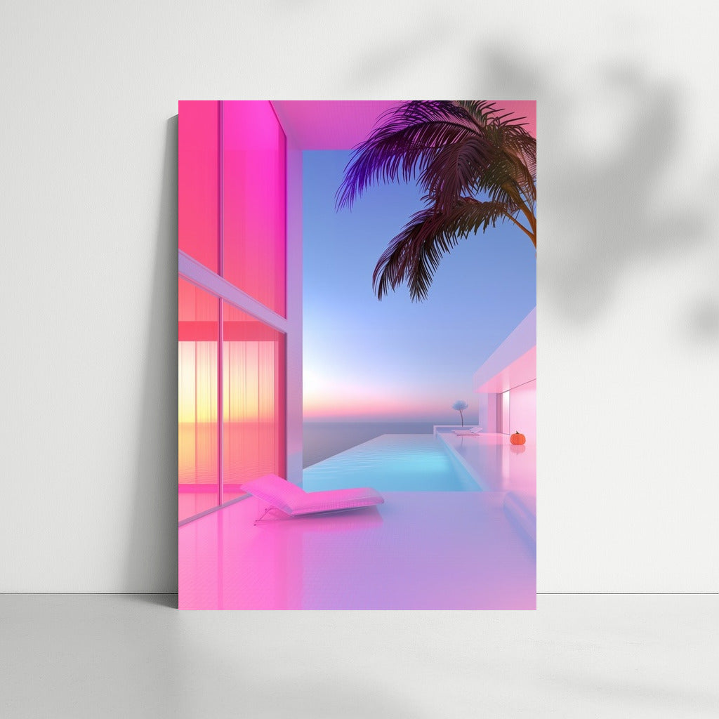 Tropical Sunset at Oasis