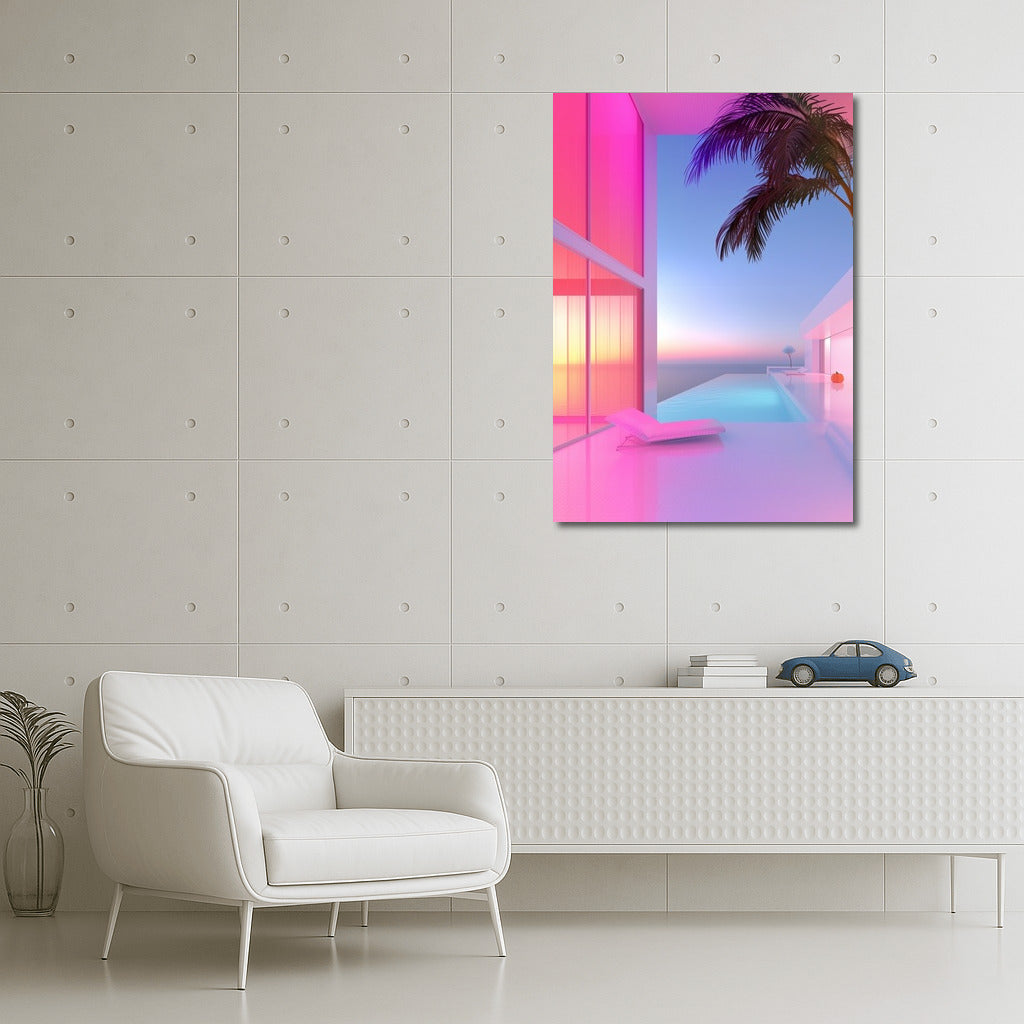Tropical Sunset at Oasis