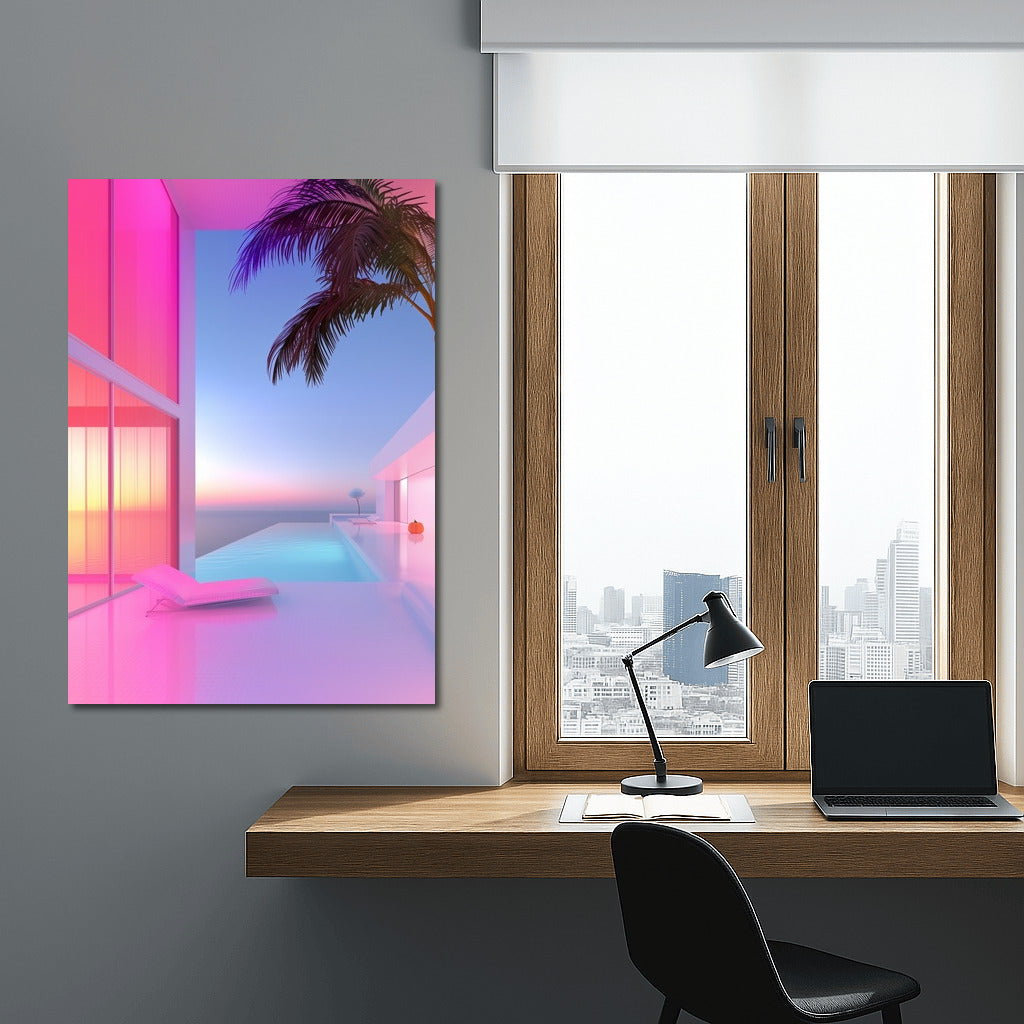 Tropical Sunset at Oasis