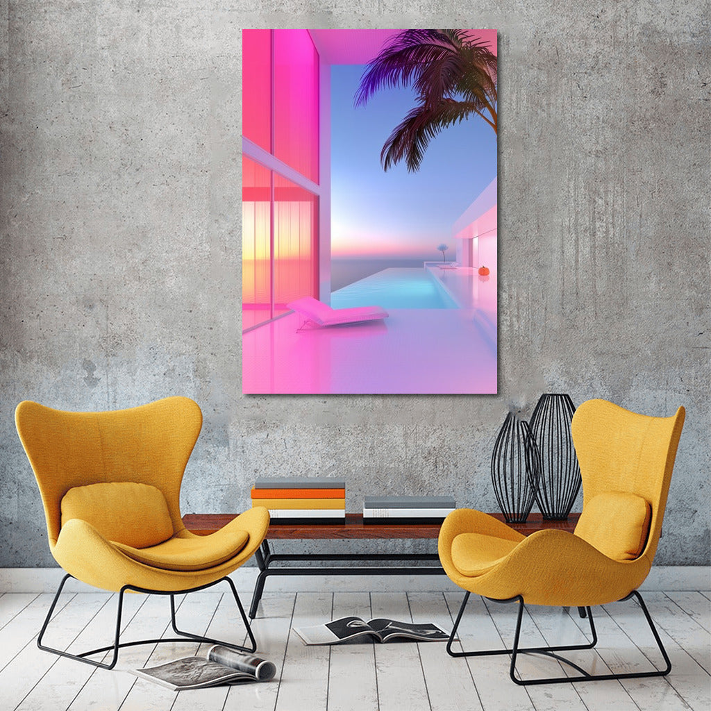 Tropical Sunset at Oasis