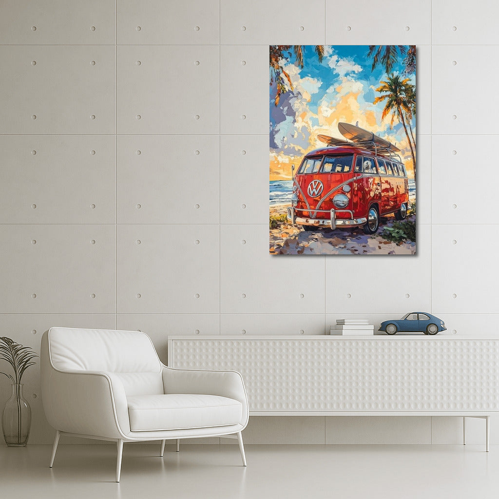 Sunny Voyage: Beach Dreams on Wheels