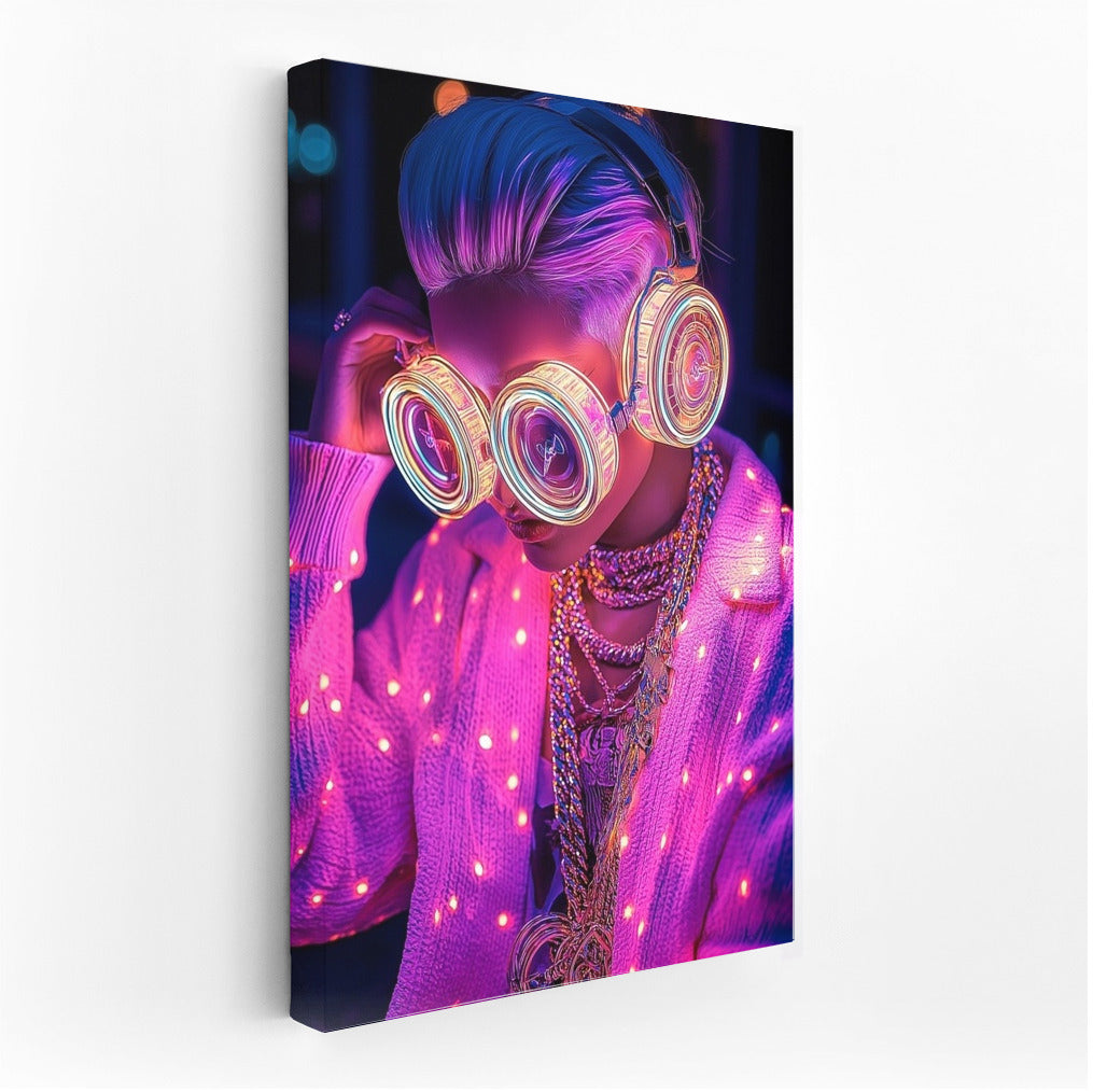 Light Muse: Embodiment of Neon Dreams