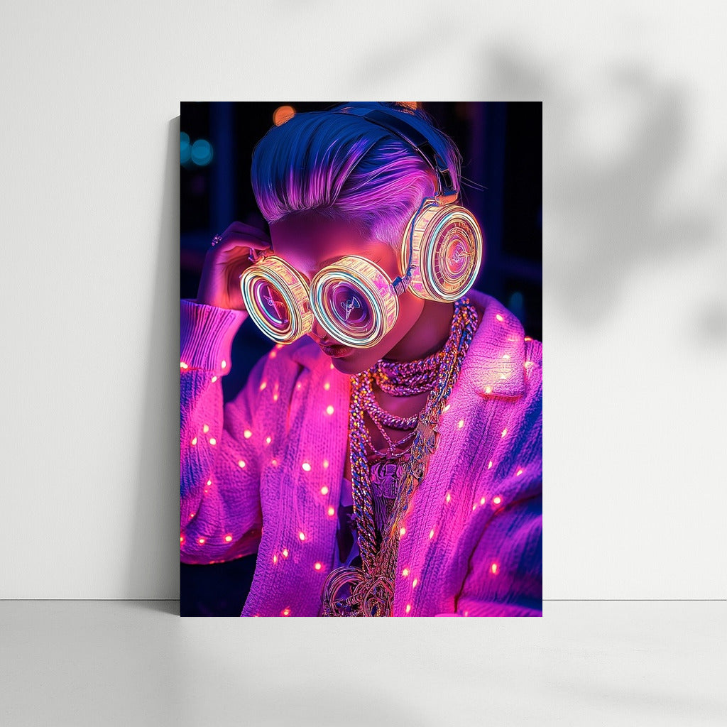 Light Muse: Embodiment of Neon Dreams