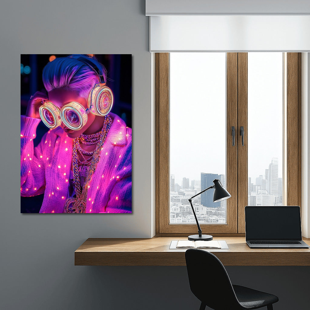 Light Muse: Embodiment of Neon Dreams