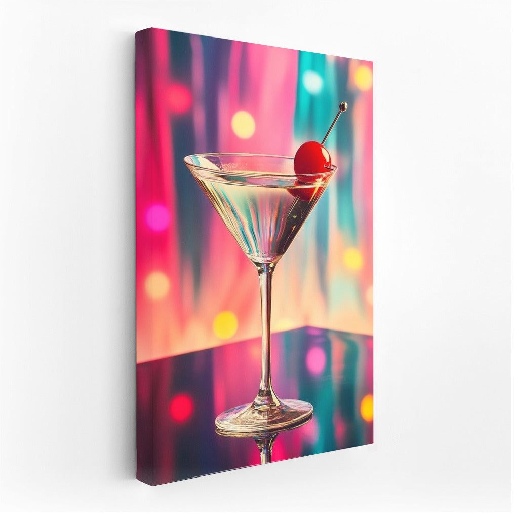 Glowing Cocktail Vortex