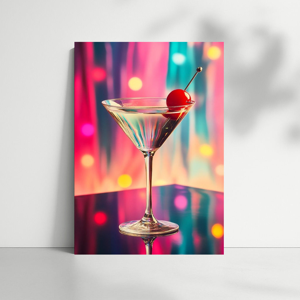 Glowing Cocktail Vortex