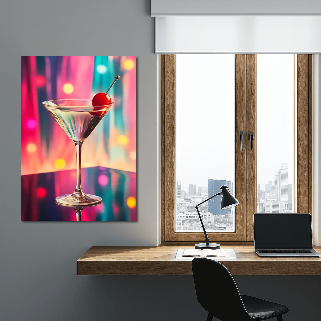 Glowing Cocktail Vortex