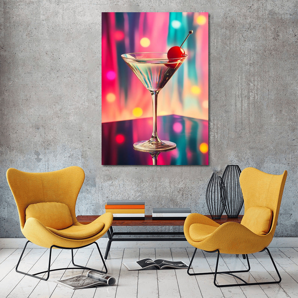 Glowing Cocktail Vortex