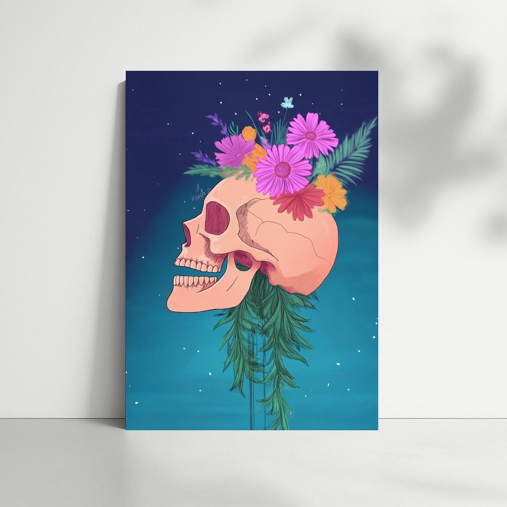 Flower Symphony of the Skull